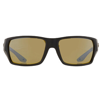 TAILFIN Sunrise Silver Mirror Polarized Glass Rectangular Sunglasses 6S9113 911305