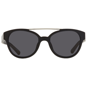 X Linda Farrow Black Oval Sunglasses PL92C1SUN