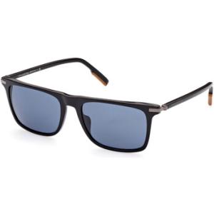 Blue Rectangular Sunglasses EZ0204 01V