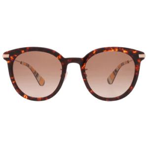 Brown Gradient Oval Sunglasses KEESEYGS 0086HA