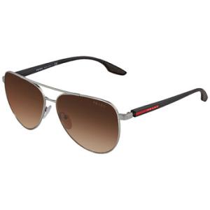 Brown Gradient Pilot Sunglasses PS 52WS 5AV02P