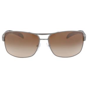 Brown Gradient Rectangular Mens Sunglasses PS 54IS 5AV6S1