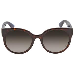 Brown Gradient Round Sunglasses GG0035SN 004