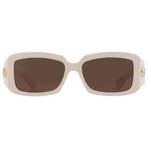 Brown Rectangular Sunglasses GG1403SK 004