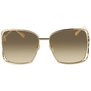 Brown Square Sunglasses GG1020S 004