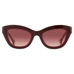 Burgundy Shaded Cat Eye Sunglasses HER 0086S 00T53X