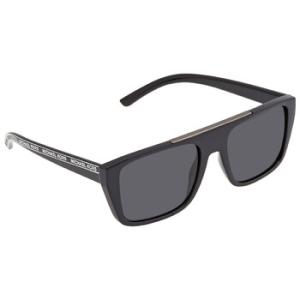 Byron Dark Gray Solid Rectangular Mens Sunglasses MK2159 300587