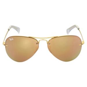 Copper Mirror Aviator Sunglasses RB3449 0012Y