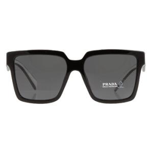 Dark Gray Square Sunglasses 0PR 24ZS1AB5S056