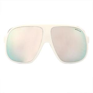 Diffractor Smoke Silver Flash Oversized Sunglasses ML0206 24C