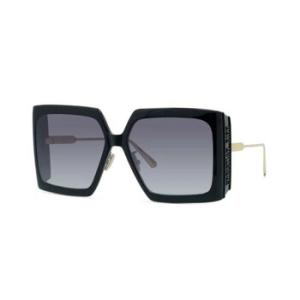 Grey Gradient Square Ladies Sunglasses DIORSOLAR S2U CD40039U 01B