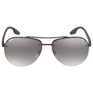 Grey Mirror Silver Gradient Pilot Mens Sunglasses PS 52VS 1BO5O0