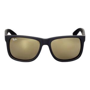 Justin Color Mix Gold Mirror Square Sunglasses RB4165 6225A