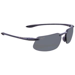 Kanaha Nuetral Grey Rectangular Unisex Sunglasses 40902