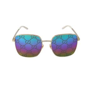 Multicolor Square Ladies Sunglasses GG0802S 004