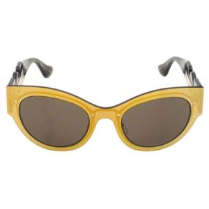 Open Box  Versace Brown Cat Eye Ladies Sunglasses VE2234 10023