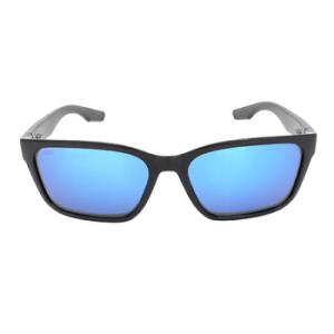 Palmas Blue Mirror Polarized Glass Square Sunglasses 6S9081 908101