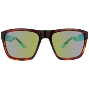Paunch XL Green Mirror Polarized Glass 580G Square Sunglasses 6S9050 905006
