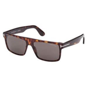 Philippe Smoke Rectangular Sunglasses FT0999 52A