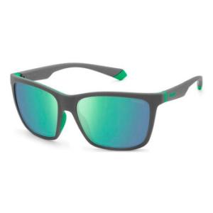 Polarized Green Rectangular Sunglasses PLD 2126S 03U55Z
