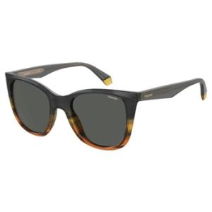 Polarized Grey Cat Eye Sunglasses PLD 4096SX 0XYOM9