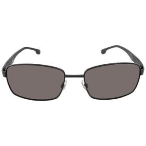 Polarized Grey Rectangular Sunglasses CARRERA 8037S 0003M9