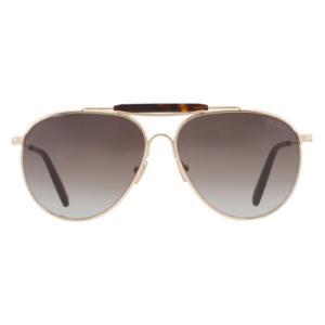 Raphael Gradient Brown Pilot Sunglasses FT0995 32F