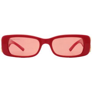 Red Rectangular Sunglasses BB0096S 003