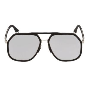 Smoke Mirror Navigator Sunglasses FE40041U 02C