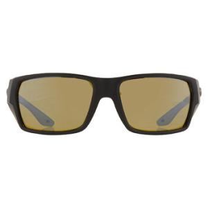 TAILFIN Sunrise Silver Mirror Polarized Glass Rectangular Sunglasses 6S9113 911305