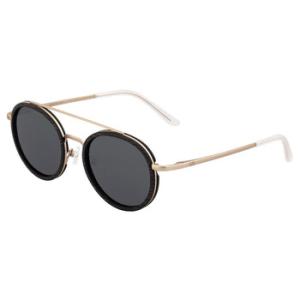 Gold Tone Round Sunglasses ESG048EG