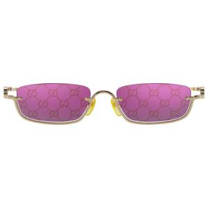 Violet Logo Rectangular Sunglasses GG1278S 005