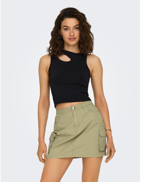 ONLY PLAY - ONPSALLI LIFE SEAM SL CROP  TOP