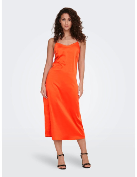 ONLY - ONLMAYRA SLIP TIE SATIN DRESS WVN