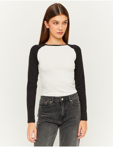 Tally Weijl - BASIC LONG SLEEVES T-SHIRT