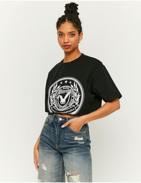 Tally Weijl - PRINTED T-SHIRT WITH TALLY WEIJL LOGO