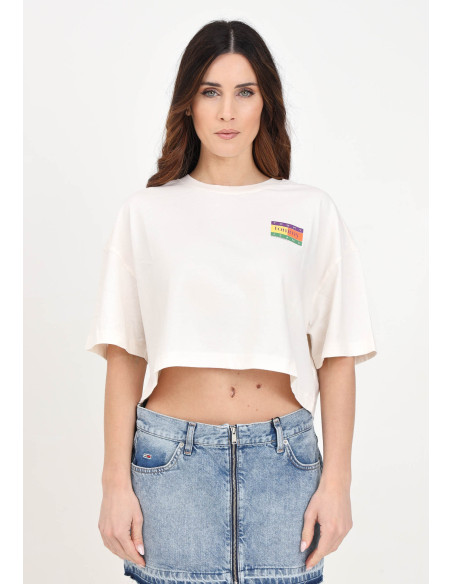 Tommy Jeans - TJW OVS CRP SUMMER FLAG TEE