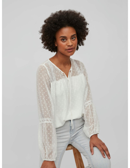 VILA - VIEDEE L/S TOP/SU - NOOS