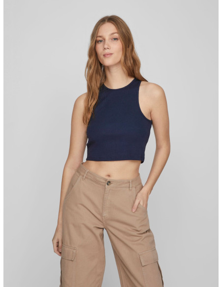 VILA - VIFELIA CROPPED TANK TOP