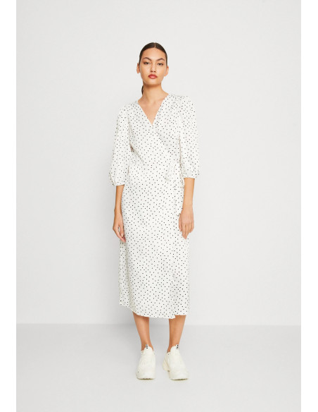 VILA - VITONE 3/4 WRAP MID-CALF DRESS/KA