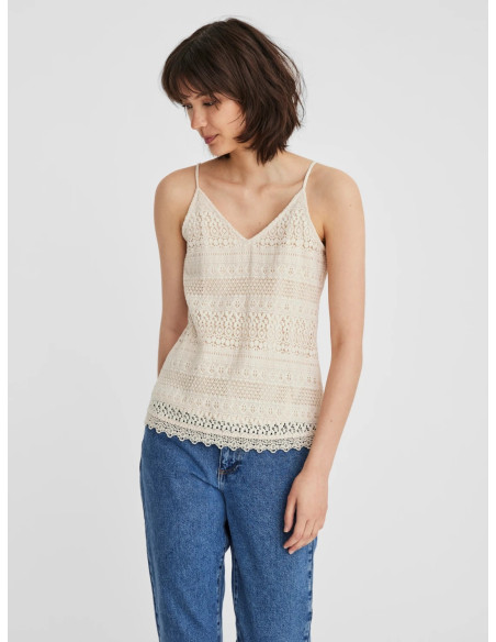 Vero Moda - VMHONEY LACE SINGLET WVN