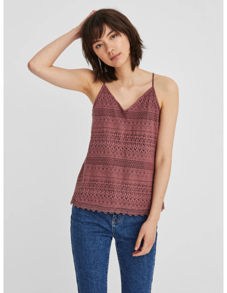 Vero Moda - VMHONEY LACE SINGLET WVN