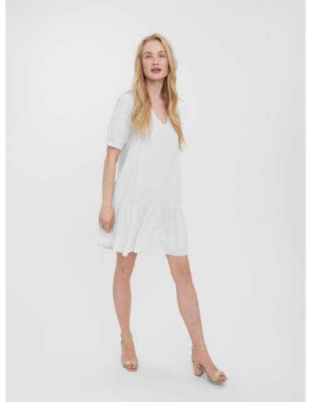 Vero Moda - VMJARLOTTE SS SHORT DRESS WVN GA