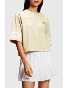 ESPRIT - Cropped varsity logo rugby tee