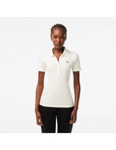 Lacoste - WOMEN&#039;S L.12.D SLIM FIT RIBBED COTTON POLO