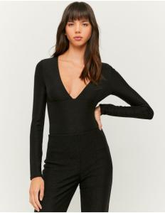 Tally Weijl - BLACK SEQUINS CUT OUT BODYSUIT