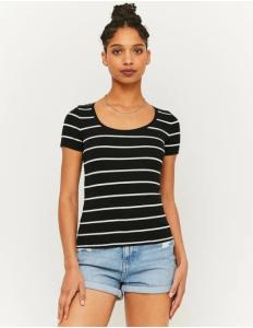 Tally Weijl - T-SHIRT WITH STRIPES