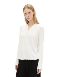 Tom Tailor - T-Shirt Crepe V-Neck