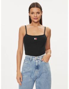 Tommy Jeans - TJW BADGE RIB STRAP TOP