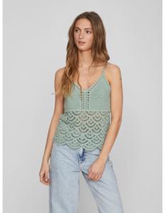 VILA - VIAADA V-NECK S/L TOP